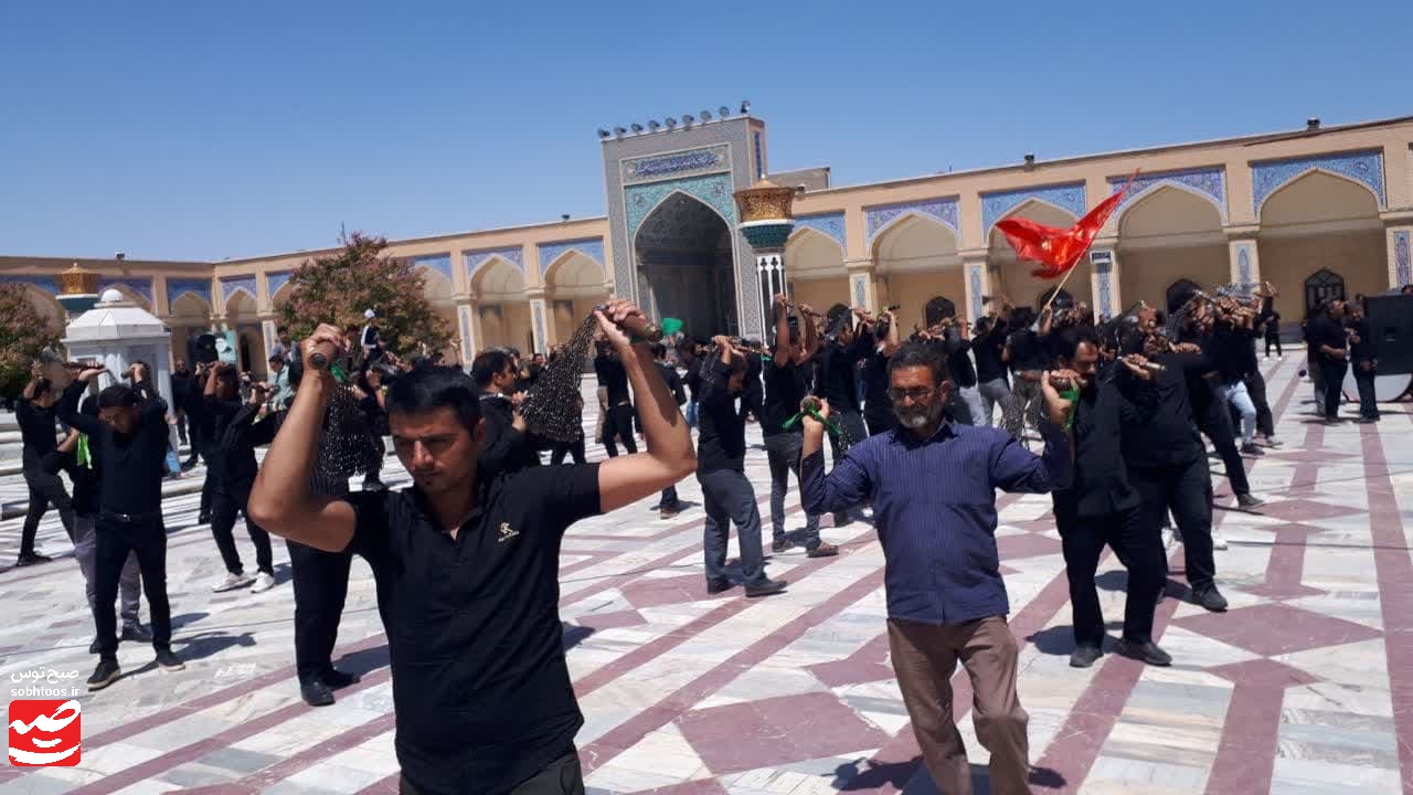 عزاداری هیئتهای زنجیرزنی در کاشمر