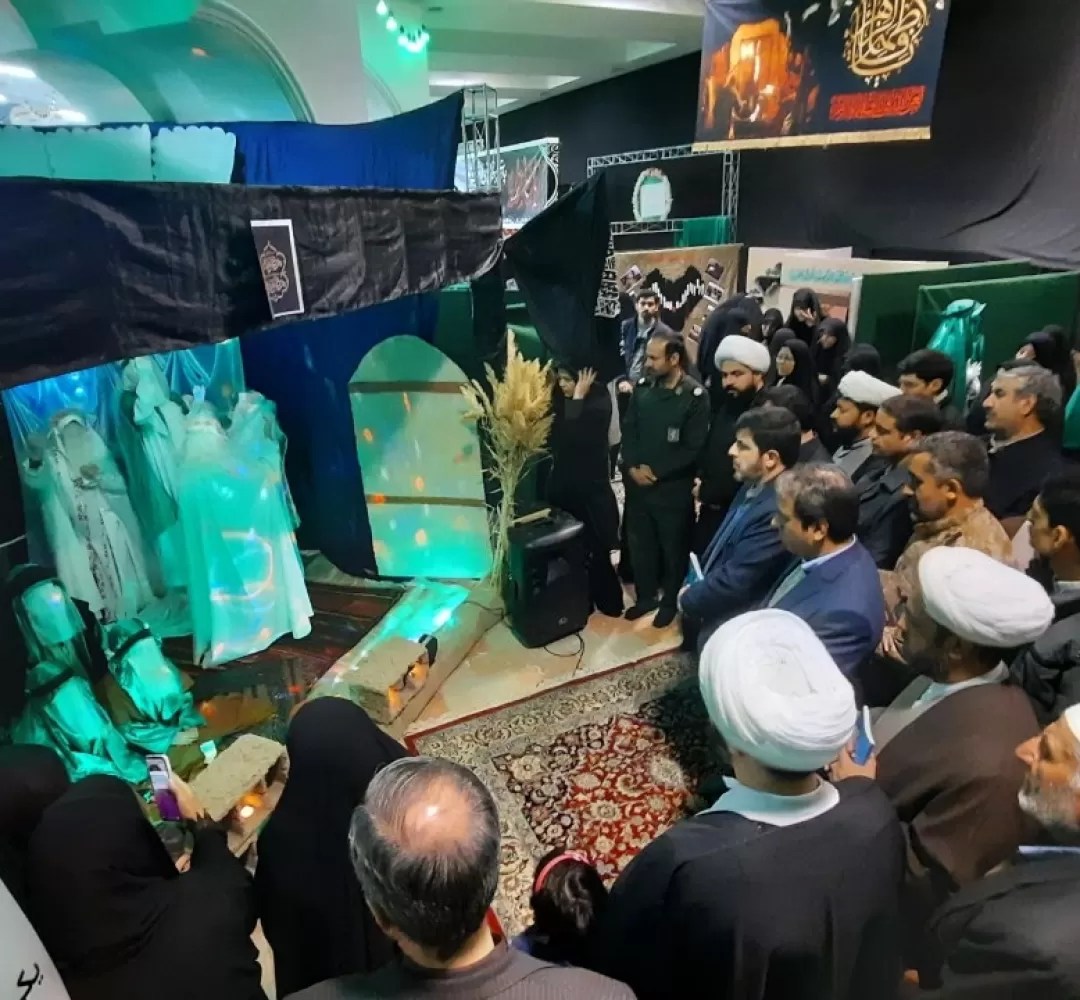 افتتاح نمایشگاه هنرمندان فاطمی در سرخس