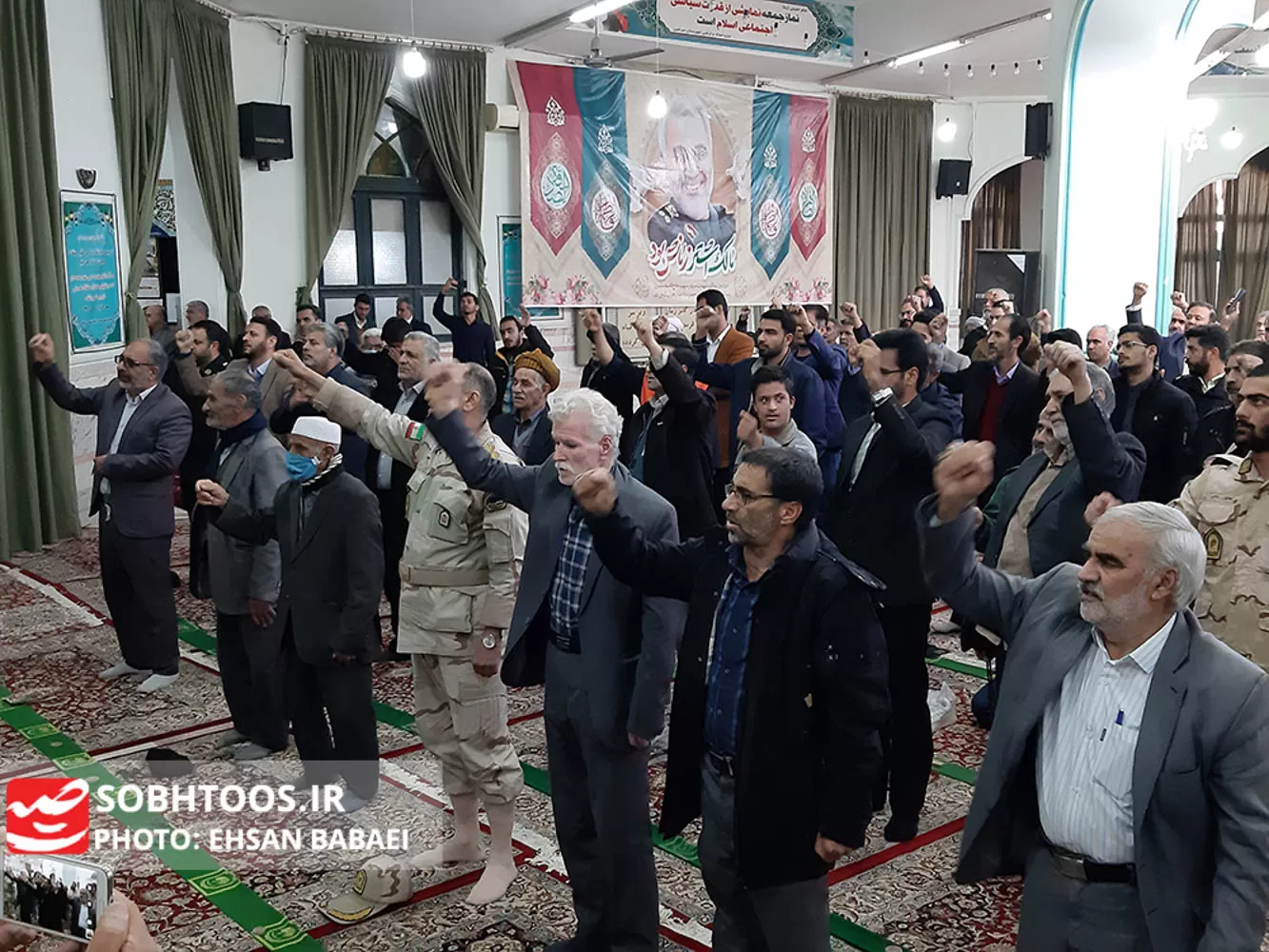 اجتماع مردم سرخس در محکومیت حادثه تروریستی کرمان