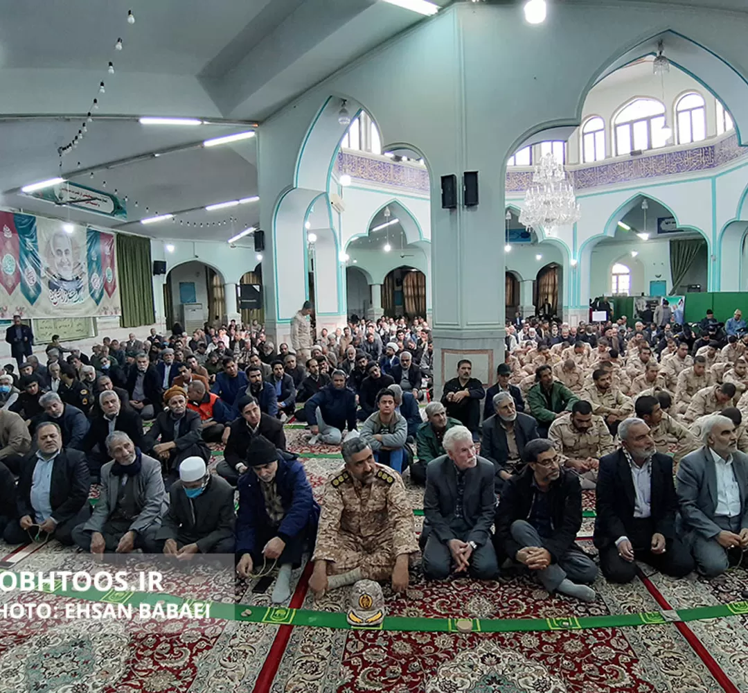 اجتماع مردم سرخس در محکومیت حادثه تروریستی کرمان