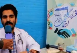 خدمت پزشکان جهادی به خانواده مددجویان زندانی