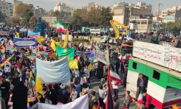 مرگ بر آمریکا صدای واحد دانش‌آموزان مشهدی