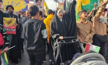 مرگ بر آمریکا صدای واحد دانش‌آموزان مشهدی