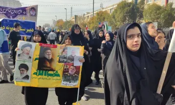 مرگ بر آمریکا صدای واحد دانش‌آموزان مشهدی
