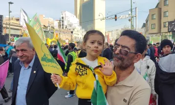 مرگ بر آمریکا صدای واحد دانش‌آموزان مشهدی
