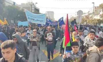 مرگ بر آمریکا صدای واحد دانش‌آموزان مشهدی