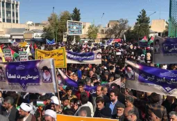 راهپیمایی 13 آبان در قوچان
