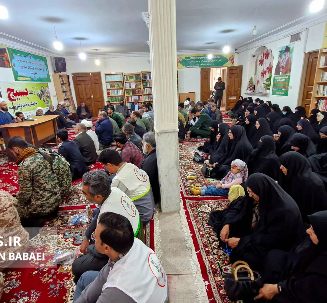 دیدار بسیجیان با امام جمعه سرخس