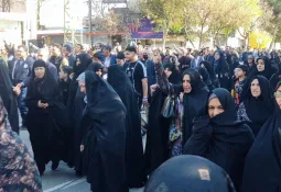 راهپیمایی نمازگزاران نیشابور در محکومیت جنایات اسرائیل