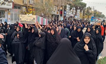 پیکر شهید گمنام در تربت‌جام تشییع شد