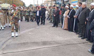 پیکر شهید گمنام در تربت‌جام تشییع شد
