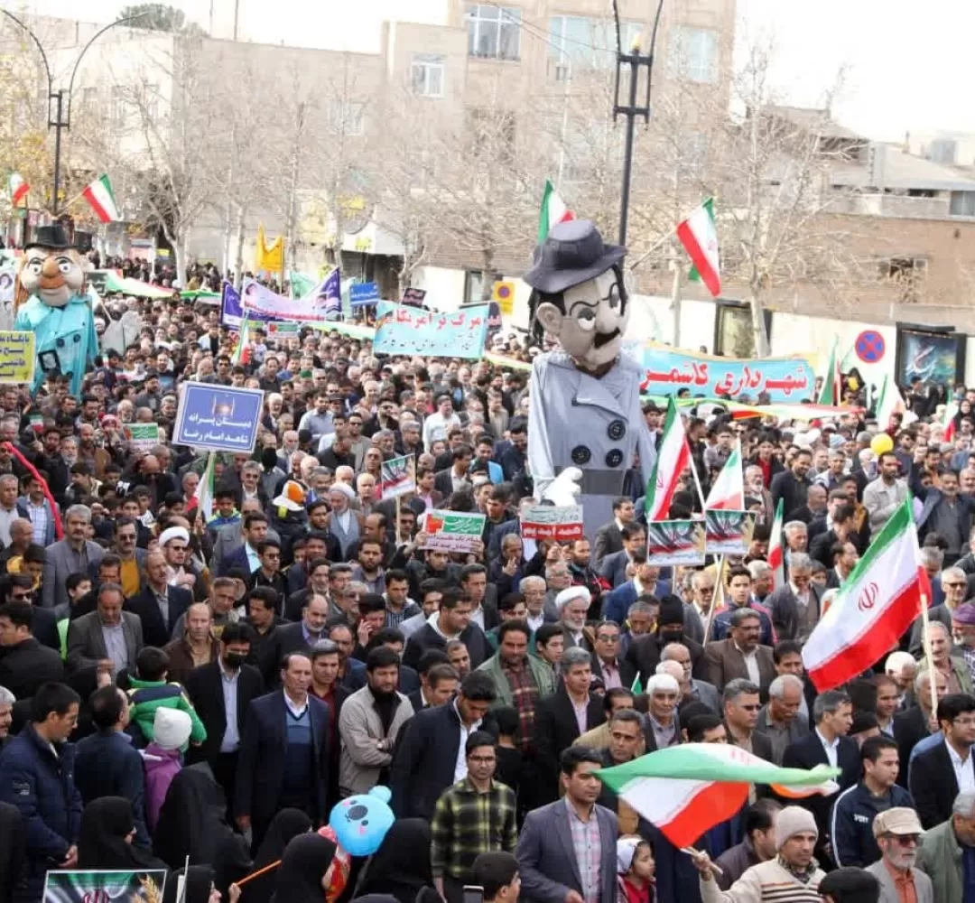 جشن باشکوه ۴۵ سالگی انقلاب در کاشمر
