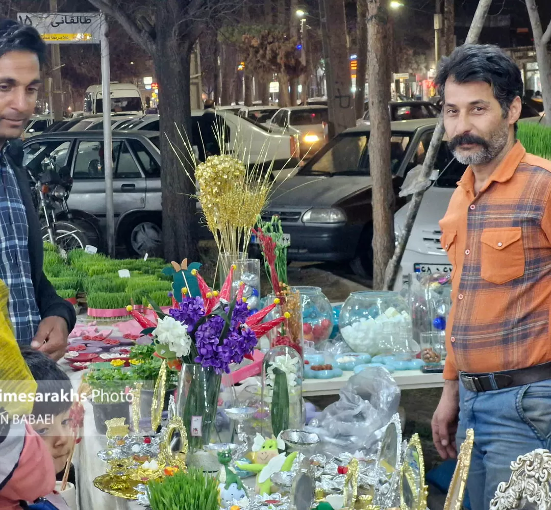 بازار بانشاط سرخس در آستانه سال جدید