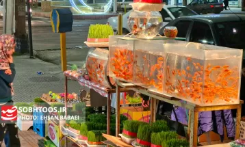 بازار بانشاط سرخس در آستانه سال جدید