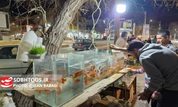 بازار بانشاط سرخس در آستانه سال جدید