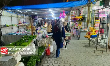 بازار بانشاط سرخس در آستانه سال جدید