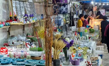 بازار بانشاط سرخس در آستانه سال جدید