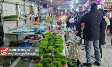 بازار بانشاط سرخس در آستانه سال جدید