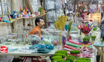 بازار بانشاط سرخس در آستانه سال جدید