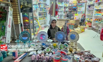 بازار بانشاط سرخس در آستانه سال جدید