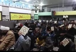 مراسم احیا در روستای دهنوخالصه نیشابور برگزار شد