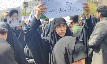 حضور حماسی مردم مشهد در راهپیمایی روز قدس