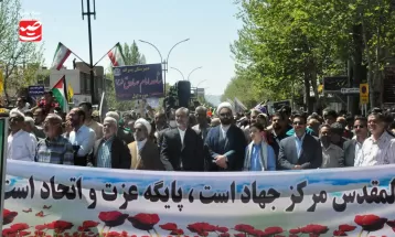 راهپیمایی روز جهانی قدس در کاشمر