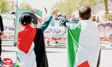 جلوه‌های زیبا از راهپیمایی روز قدس کاشمر
