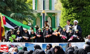 جلوه‌های زیبا از راهپیمایی روز قدس کاشمر