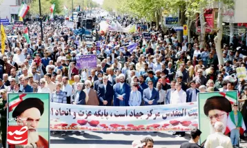 جلوه‌های زیبا از راهپیمایی روز قدس کاشمر