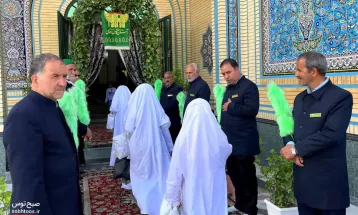 برگزاری جشن ۱۲۰۰ دانش‌آموز روزه اولی‌های دختر کاشمری