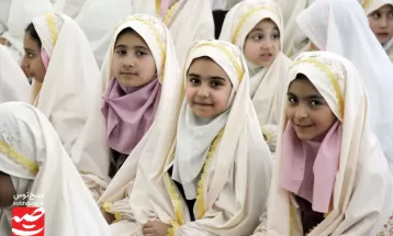 برگزاری جشن ۱۲۰۰ دانش‌آموز روزه اولی‌های دختر کاشمری