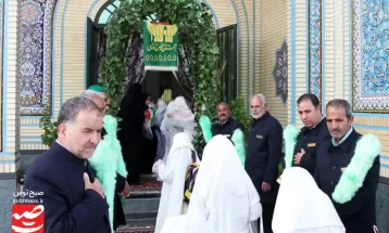 برگزاری جشن ۱۲۰۰ دانش‌آموز روزه اولی‌های دختر کاشمری
