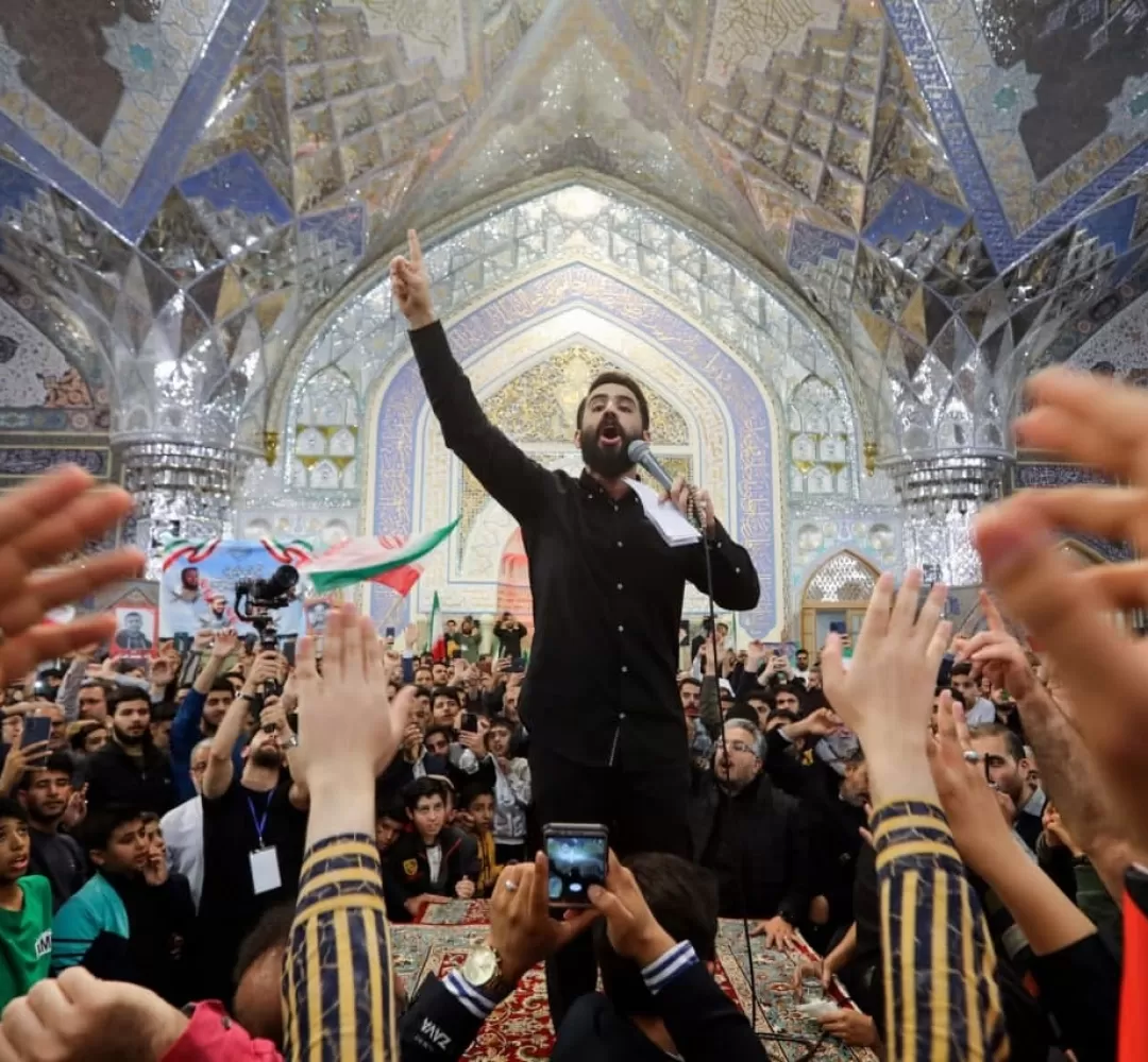 اجتماع مردمی وعده صادق در حرم مطهر رضوی