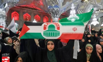 اجتماع مردمی وعده صادق در حرم مطهر رضوی