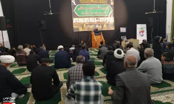 اجتماع عزاداران امام صادق (ع) در خلیل‌آباد