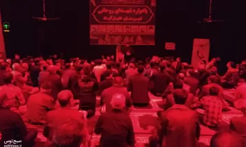 اجتماع عزاداران امام صادق (ع) در خلیل‌آباد