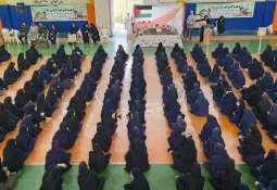 جشن روز دختر و اردوی آمادگی دفاعی در سرخس