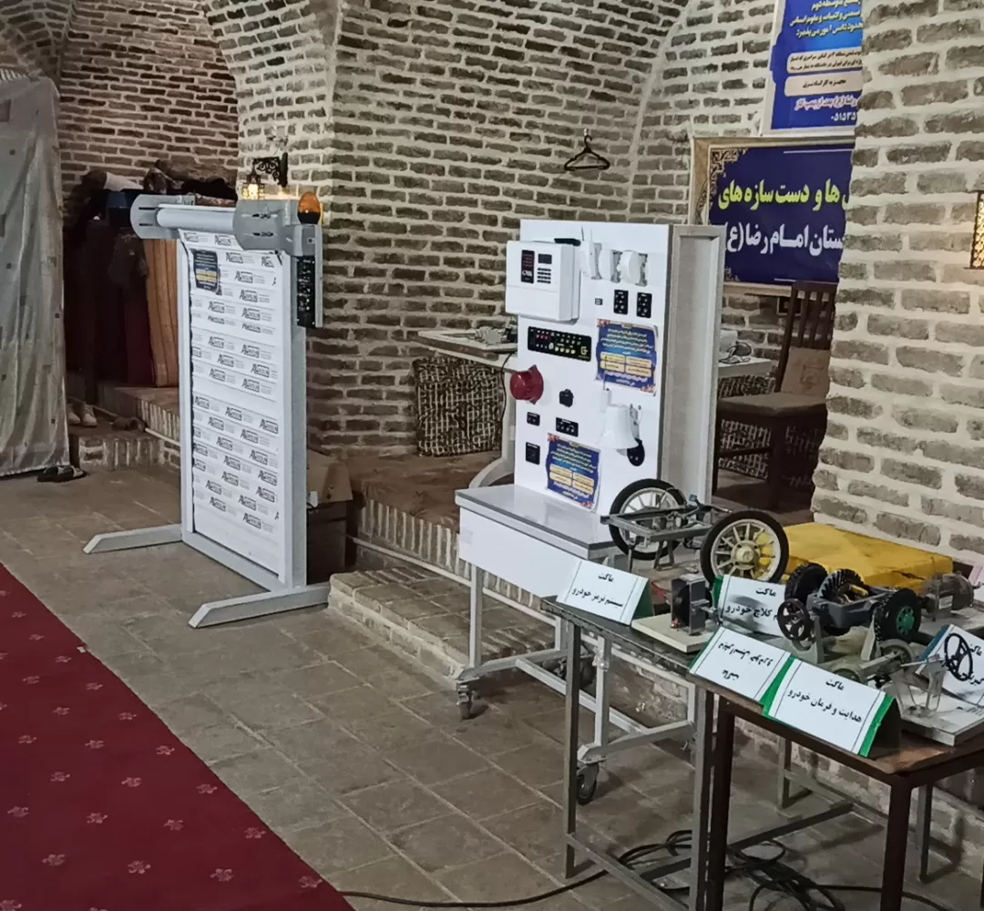 نمایشگاه دست‌سازه‌های هنرجویان تربت‌حیدریه دایر شد