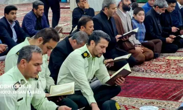 عزاداری مردم سرخس در سوگ شهدای خدمت