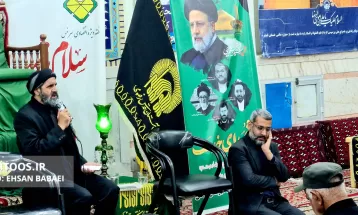 عزاداری مردم سرخس در سوگ شهدای خدمت
