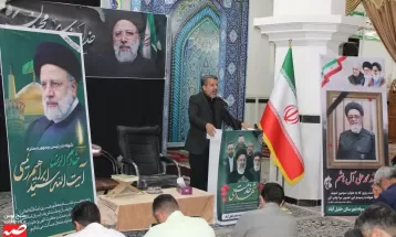 عزاداری خلیل‌آبادی‌ها در سوگ شهید جمهور