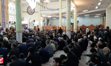 کاشمری‌ها به سوگ شهید جمهور نشستند