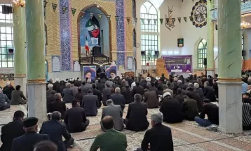 کاشمری‌ها به سوگ شهید جمهور نشستند
