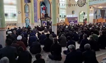 کاشمری‌ها به سوگ شهید جمهور نشستند