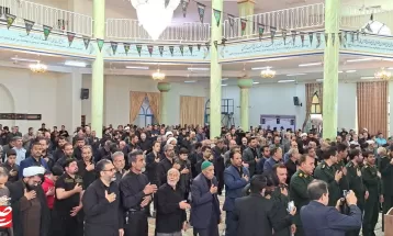 کاشمری‌ها به سوگ شهید جمهور نشستند