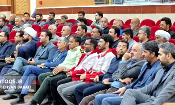 مراسم تودیع و معارفه فرماندار سرخس