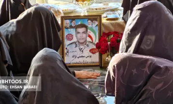 نخستین سالگرد شهید مدافع وطن «یونس سیفی‎‌نژاد» در سرخس