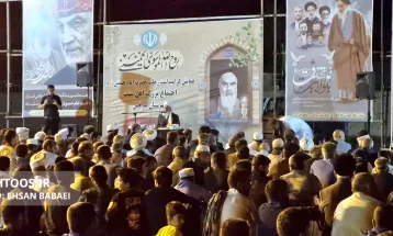 بزرگداشت رحلت امام و شهدای خدمت در سرخس