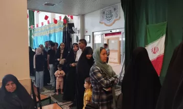 حضور حماسه‌ساز مردم مشهد در انتخابات ریاست جمهوری